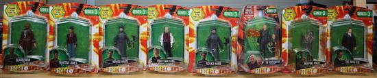 Doctor Who - Character Options - poseable action figures; 18 carded blister packs and a boxed set (19)